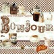 Салфетка для декупажа "Доброе утро!" бумажная BONJ, 33х33 см